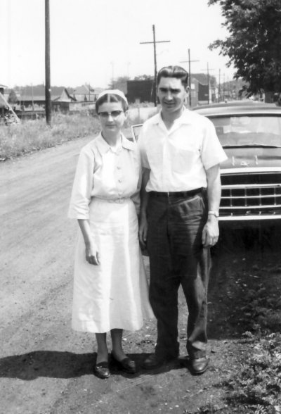 photo of Moses and Sadie Mast, 1961, from Ontario Mennonite Bible school collection of the Mennonite Archives of Ontario