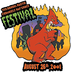 Logo; 2001 Austin Chronicle Hot Sauce festival