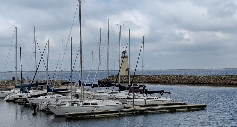 Eastwharf area of Lake Hefner