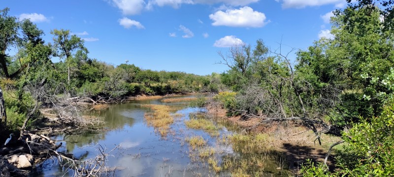 pretty area on south side of Lake Hefner