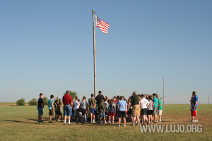 flag pole at Camp LuJo Kismif